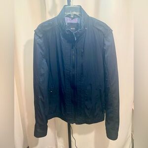 Hugo Boss Men's Black Windbreaker